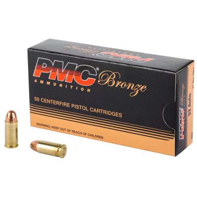 PMC Bronze, 32 ACP, 71 Grain, Full Metal Jacket, 50 Round Box 32A