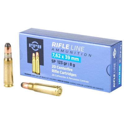 Prvi Partizan Rifle, 762X39, 123 Grain, Soft Point, 20 Round Box PP76239S
