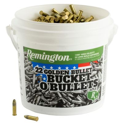 Remington High Velocity, 22LR, 36 Grain, Hollow Point, Four 1400 Round Buckets 21231