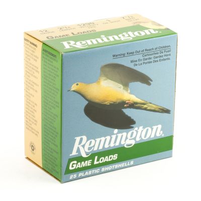 Remington Game Load, 12Ga, 2.75", #7.5, 3.25 Dr, 1 oz., 25 Round Box 20030