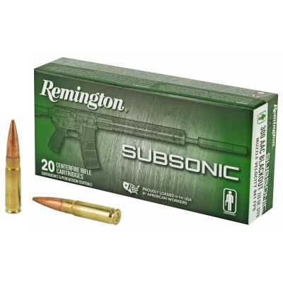 Remington Subsonic 300 Blackout 220gr OTFB 20rd Box