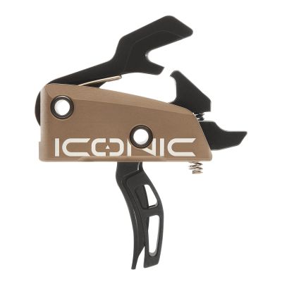 Iconic by RISE Independent Two-Stage Trigger with Anti-Walk Pins - FDE