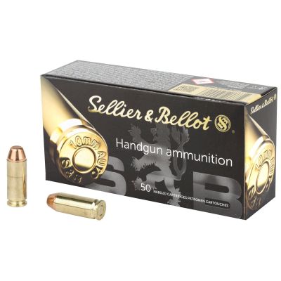 Sellier & Bellot Pistol, 10MM, 180 Grain, Full Metal Jacket, 50 Round Box SB10A
