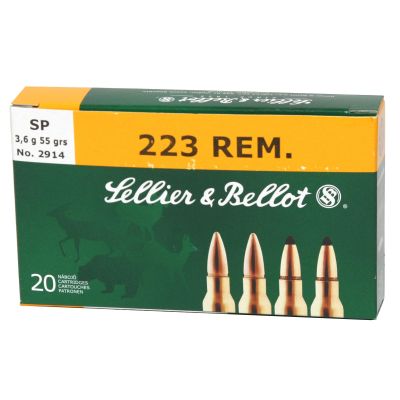 S&b 223rem 55gr Sp 20-1000