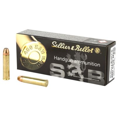 Sellier & Bellot Pistol, 460 S&W, 255 Grain, Jacketed Hollow Point, 20 Round Box SB460B