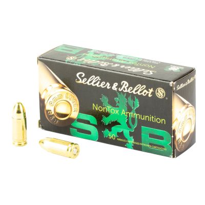 Sellier & Bellot 9mm 124gr FMJ Non Toxic 50rd Box