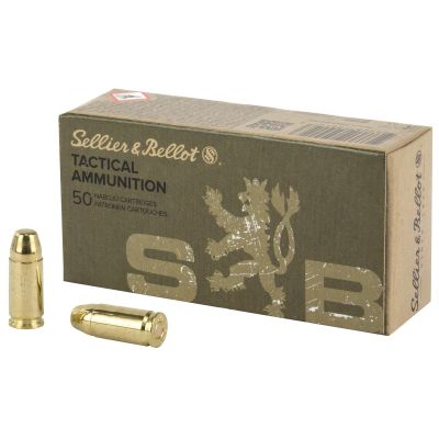 Sellier & Bellot Pistol, 9MM, Subsonic,140 Grain, Full Metal Jacket, 50 Round Box SB9SUBA