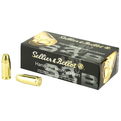 Sellier & Bellot Pistol, 9MM, Subsonic, 150 Grain, Full Metal Jacket, 50 Round Box SB9SUBB