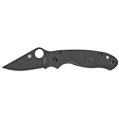Spyderco Para 3 Lightweight 2.95" Plain Edge Kraton Handle Folding Knife