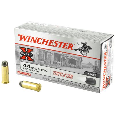 Winchester Ammunition USA, 44 Special, 240 Grain, Cowboy Action, Lead Flat Nose, 50 Round Box USA44CB