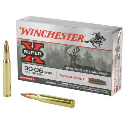 Winchester Ammunition Super-X, 30-06, 165 Grain, Power Point, 20 Round Box X30065