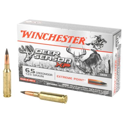 Winchester Ammunition Deer Season, 6.5 Creedmoor, 125 Grain, Extreme Point Polymer Tip, 20 Round Box X65DS