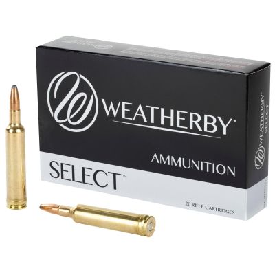 Weatherby Select Ammunition, 257 Weatherby Magnum, 100 Grain, Norma Spitzer, 20 Round Box G257100SR