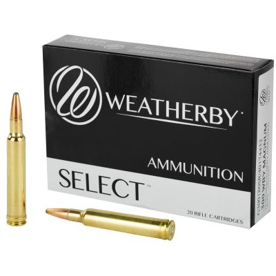 Weatherby Select Ammunition, 300 Weatherby, 180 Grain, Norma Spitzer, 20 Round Box G300180SR