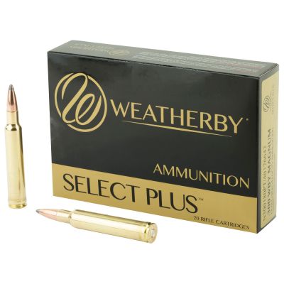 Weatherby Select Plus Ammunition, 300 Weatherby Magnum, 180 Grain, Nosler Partition, 20 Round Box N300180PT