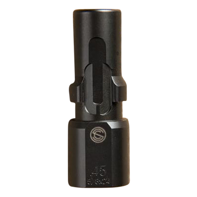 SilencerCo AC2605 3-Lug Muzzle Device – .45 ACP, .578"x28 Thread, Black