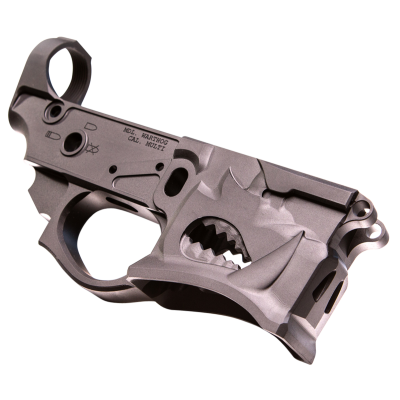 Sharps Bros Warthog Stripped Lower Multi-Caliber Black Anodized Finish 7075-T6 Aluminum Compatible w/Mil-Spec AR-15 Internal Parts