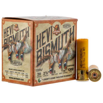 Hevishot Hevi-Bismuth 20 Gauge #5, 2.75in, 1oz, 25rd Box