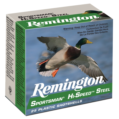 Remington Ammunition 12 Gauge #2 Steel Shot, 3in, 1 1/8oz, 25rd Box