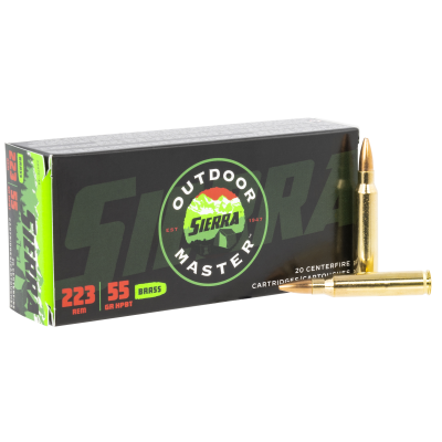 Sierra Outdoor 223 Rem 55gr BTHP 20rd Box