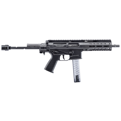B&T Firearms SPC9 9mm Luger 33+1 9.10", Black, Tele Brace Adapter, Polymer Grip (OEM Mag)