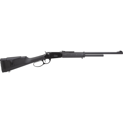 Rock Island Lever Action All Gen 410 Gauge 5+1 20" Blued, Black Rec, Fully Adjustable Synthetic Stock & Forend (Compact)