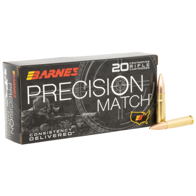 Barnes Precision Match Subsonic 300 Blackout 220gr JHP 20rd Box