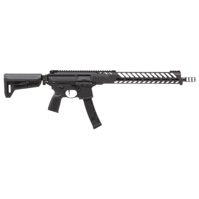 Sig Sauer MPX PCC 9mm Luger 35+1 16", Black, Slim M-Lok Handgaurd, Folding Magpul SL-K Stock, Three Chamber Comp, Timney Trigger, Ambi Controls