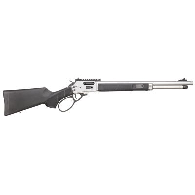Smith & Wesson 1854 45 Long Colt 9+1 19.25" Stainless Steel Threaded Barrel, Picatinny Rail Receiver, Fixed Black Synthetic Stock