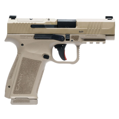Canik Mete MC9LS 9mm – 17+1, 3.64" Barrel, FDE Polymer Frame, Black Serrated Slide