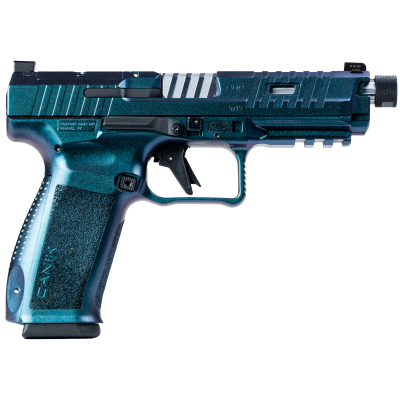 Canik | HG8342S-N Mete Pro | 9mm | 5" Chrome Threaded Barrel | 18+1 | Stingray Frame | RMRcc Footprint