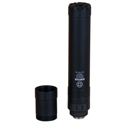 Gemtech Lunar 45 Modular Pistol Suppressor – .45 ACP, Titanium, Black, 8.5"/6.9" Configurations