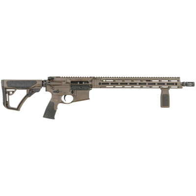Daniel Defense DDM4 V7 *CO Compliant 5.56 NATO No Magazine 16" Black Phosphate Threaded Barrel Flat Dark Earth Aluminum Receiver Picatinny Rail Receiver M-LOK Handguard, Mil-Spec Brown DD Buttstock, MilSpec+ Brown Grip, Ambidextrous