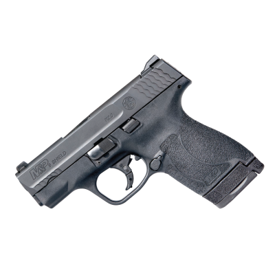 Smith & Wesson M&P Shield M2.0 Micro-Compact Frame 9mm Luger 7+1/8+1, 3.10" Black Armornite Stainless Steel Barrel, Black Armornite Serrated Stainless Steel Slide, Matte Black Polymer Frame, Black Textured Polymer Grip, No Safety