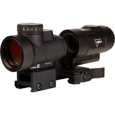Trijicon Mro Hd Combo Set - Moa Reticle W-3x Magnifier