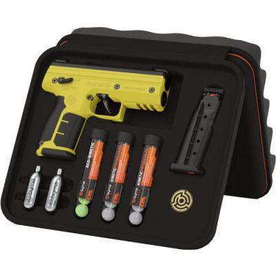 Byrna SD Kinetic Kit - Yellow w/ 2 Mags And Projectiles