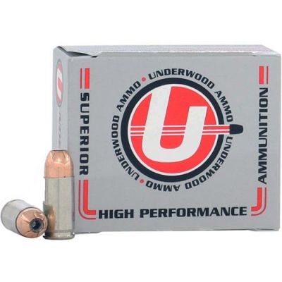 Underwood 9mm Luger +P+ 124gr JHP 20rd Box
