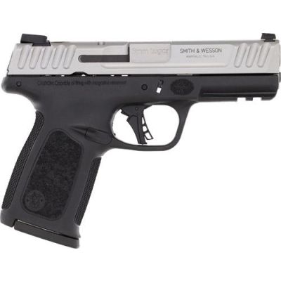 Smith and Wesson SD9 2.0 9mm 4" Fs 16-shot - Silver SS Slide-black Poly