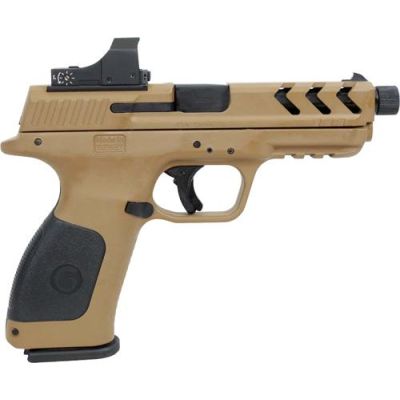 Girsan Mc28sa 9mm Adj. Sgt - W-optic 15-rd FDE Threaded Barrel