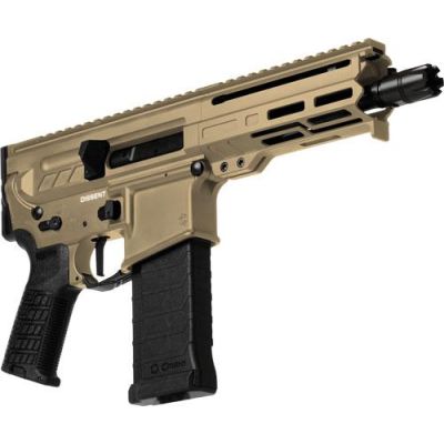Cmmg Pistol Dissent Mk4 5.7x28 - Mm 6.5" 32rd Coyote Tan