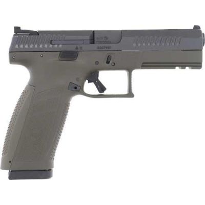 CZ P-10 F 9mm 19-shot ODG - Frame Reversible Mag Catch