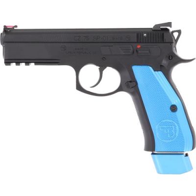 CZ 75 SP-01 Competition 9mm - 21-shot Black Blue Grips