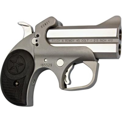 Bond Arms Rough N Rowdy - .45LC-.410 2.5" 3" Barrel Stainless Steel and Rubber Grip
