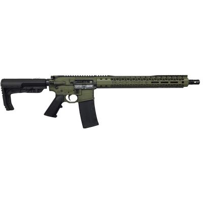 Black Rain Fallout 15 5.56mm - 16" M-Lok 30rd Green Battleworn