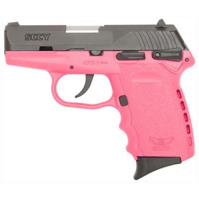 Sccy Cpx1 Pistol Dao 9mm - 10rd Black-pink Manual Safety