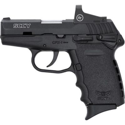 Sccy Cpx1 W-red Dot Dao 9mm - 10rd Black-black W-safety