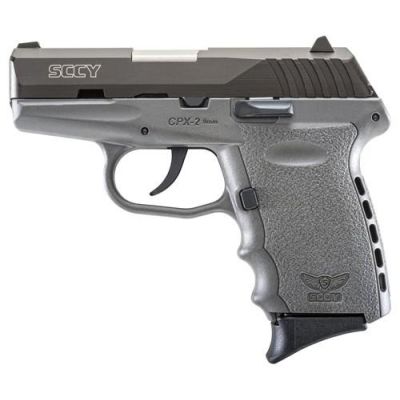 Sccy Cpx2 Pistol Dao 9mm - 10rd Blk-sniper Gray W-o Safe