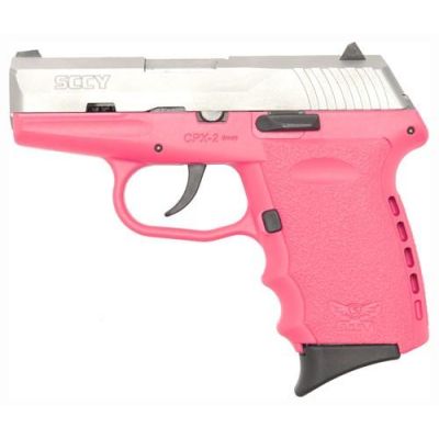 Sccy Cpx2 Pistol Dao 9mm - 10rd SS-pink W-o Safety