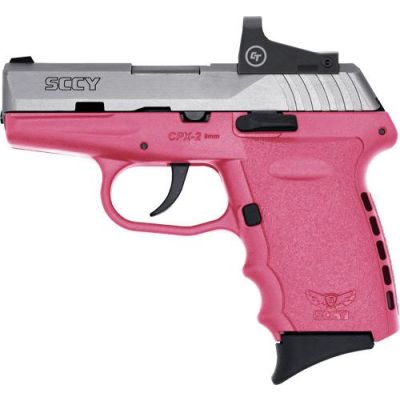 Sccy Cpx2 W-red Dot Dao 9mm - 10rd SS-pink W-o Safety