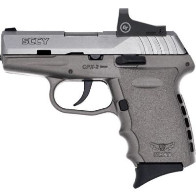 Sccy Cpx2 W-red Dot Dao 9mm - 10rd SS-sniper Gry W-o Safety